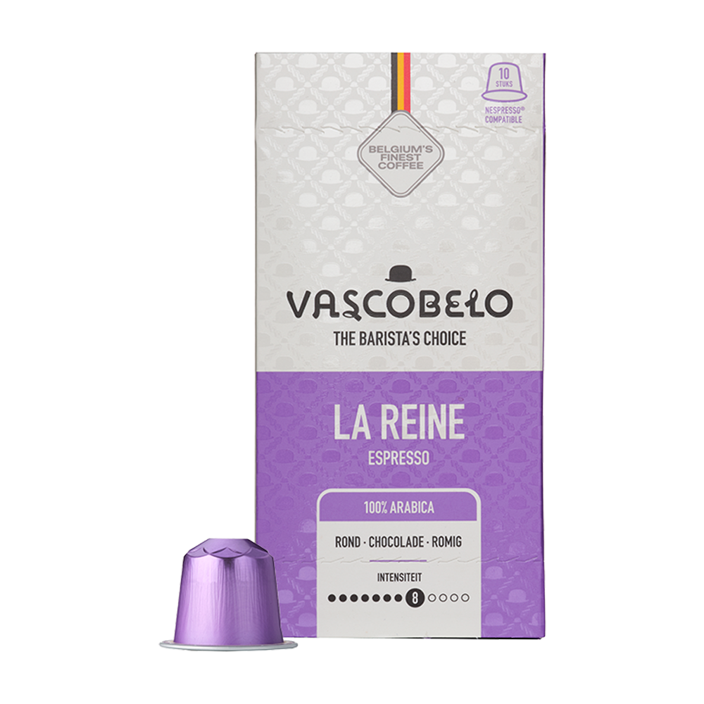 Vascobelo Le Reine - 10 koffiecups Voordeelprijs € 4.49